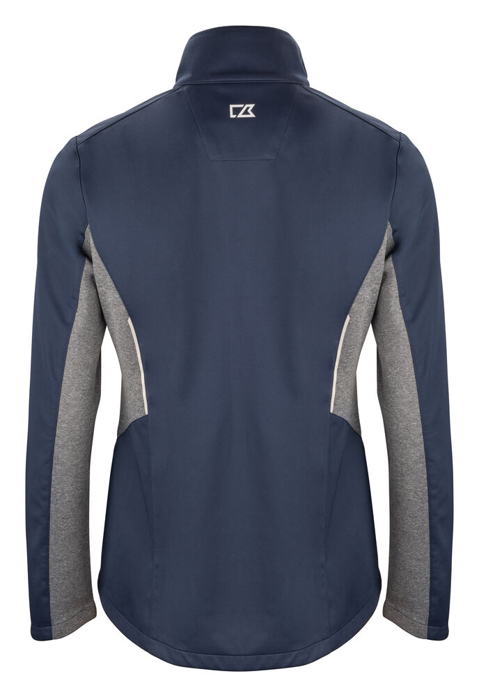 Cutter & Buck - Navigate Softshell Jacket Dames Dark Navy XL